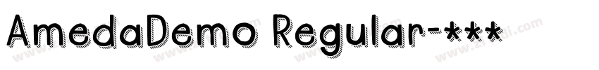AmedaDemo Regular字体转换